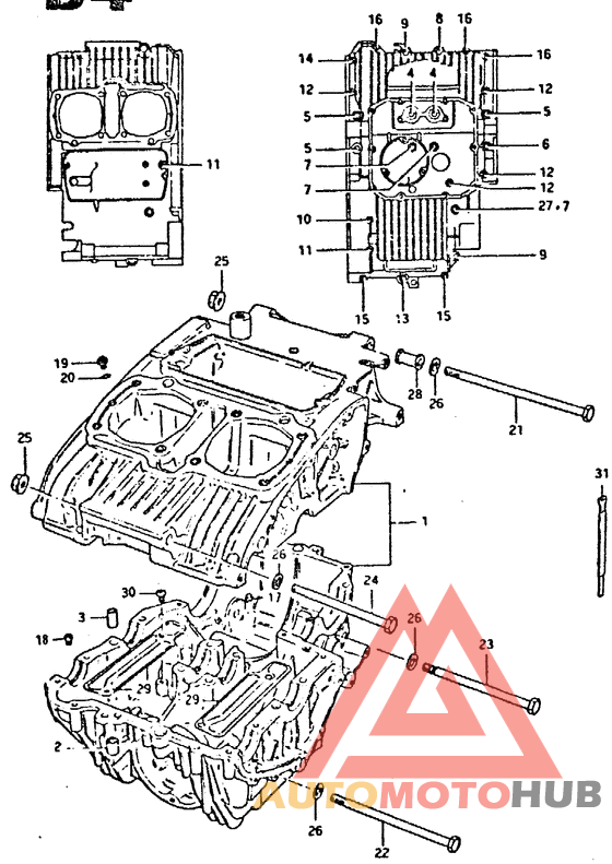 Картер двигателя
