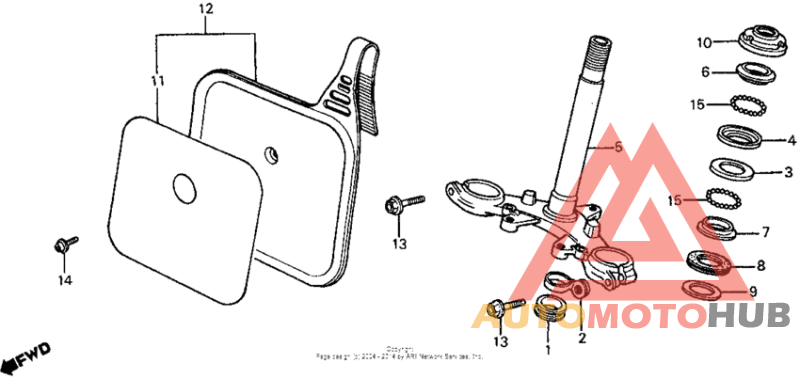 Steering stem 84