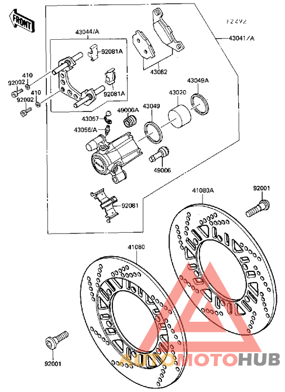 Передний суппорт