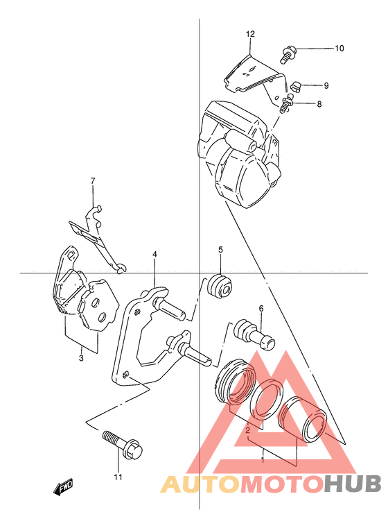 Передний суппорт