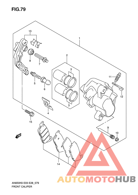 Передний суппорт