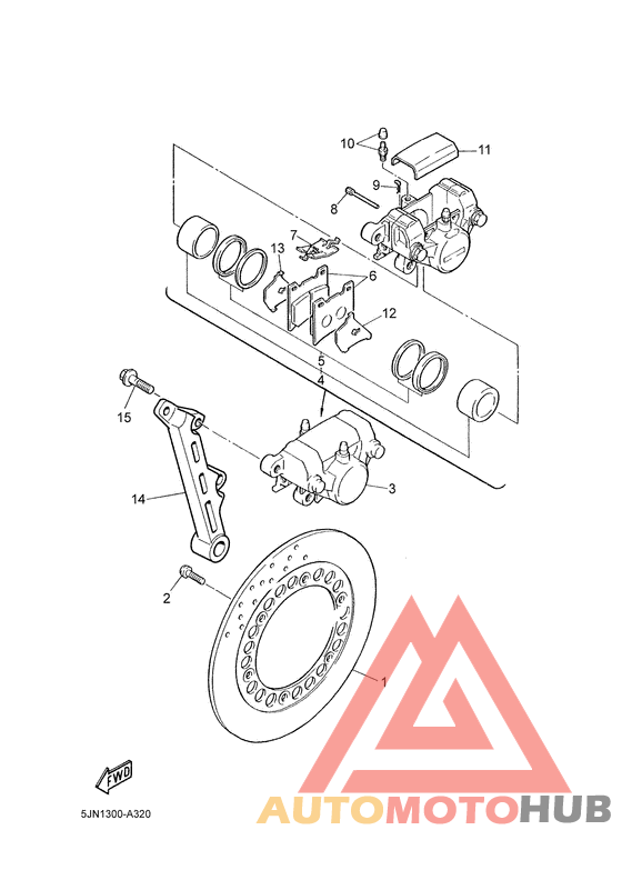 Задний суппорт