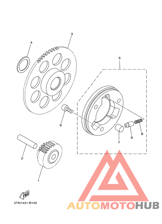 Муфта стартера