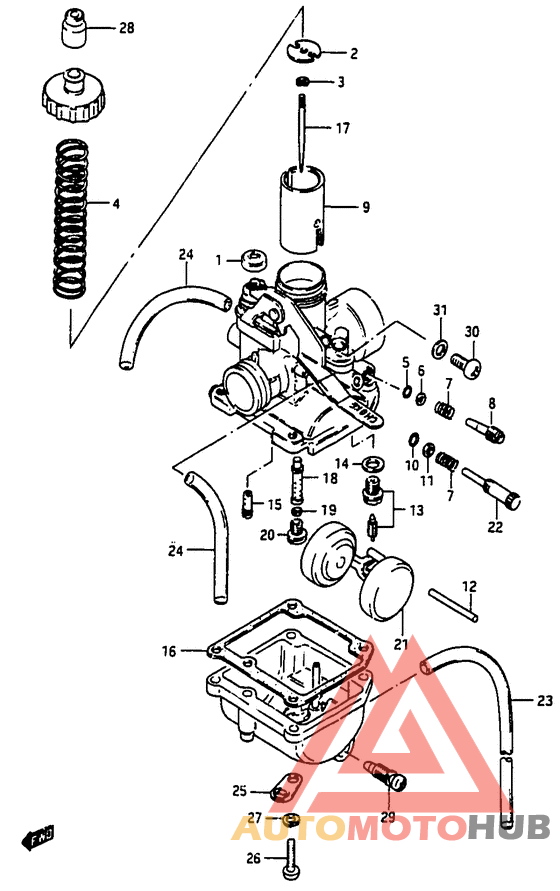 Carburetor assy