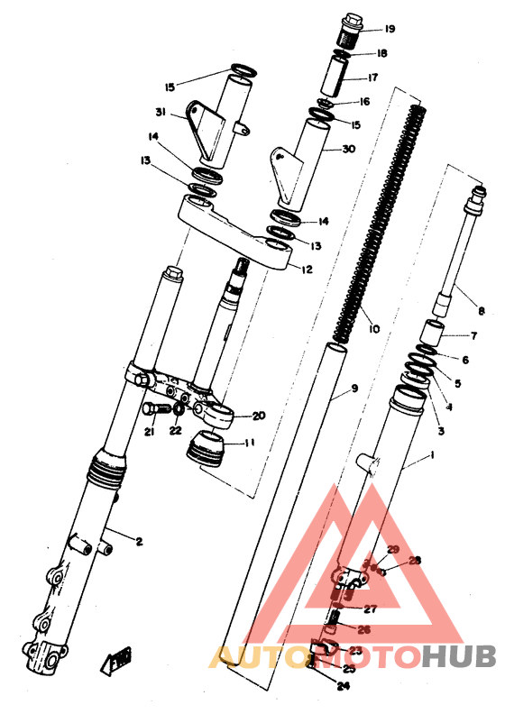 Передняя вилка