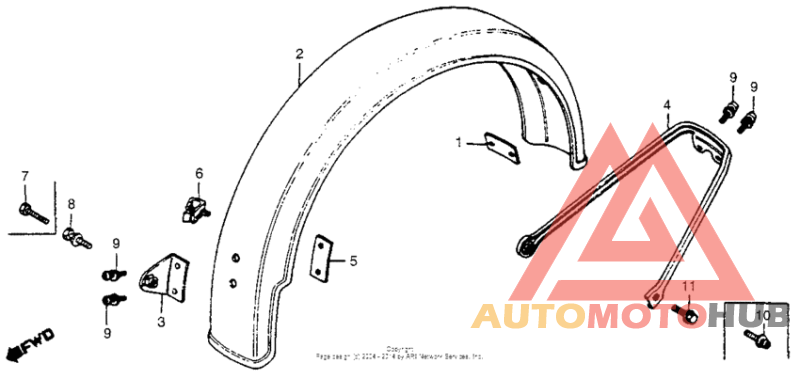 Задний бампер