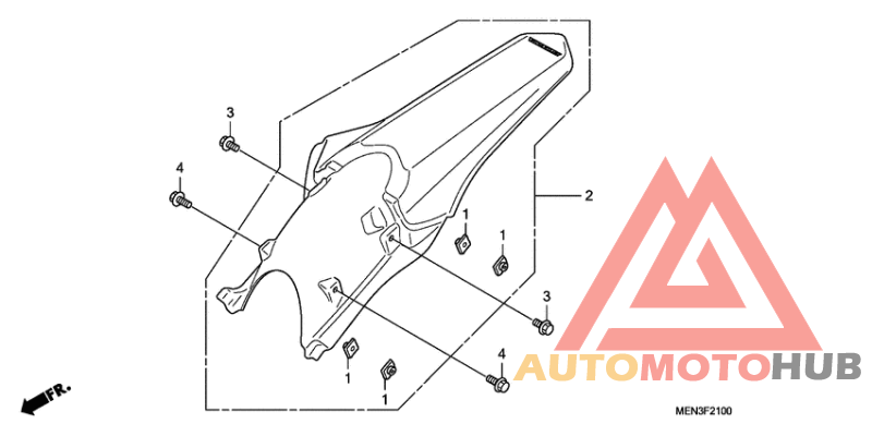 Заднее крыло