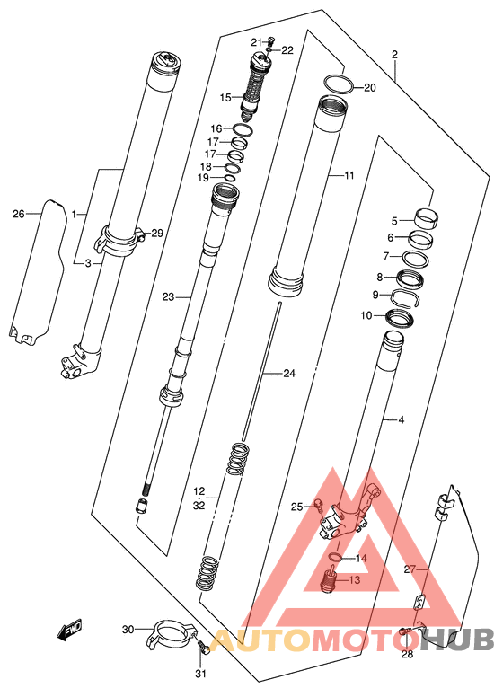 Передняя вилка