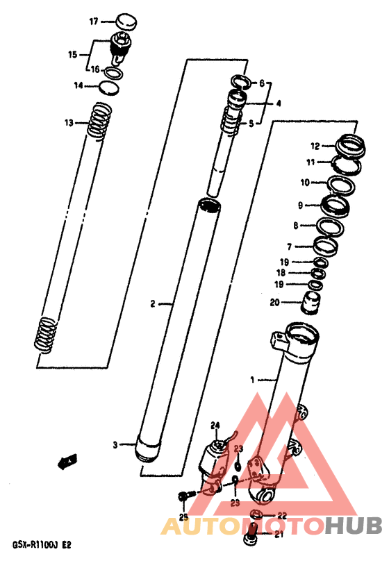 Front lh damper