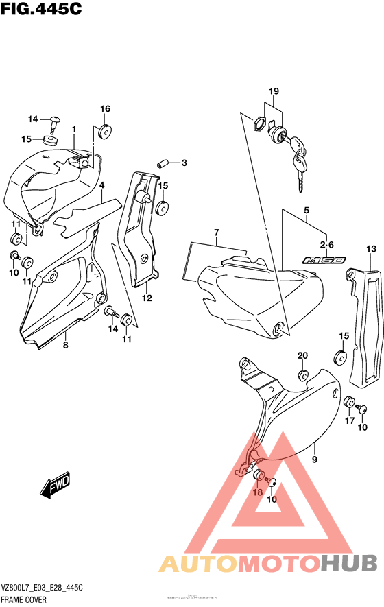 Frame Cover (Vz800L7 E33)