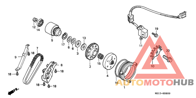 Муфта стартера