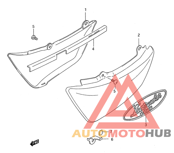 Обтекатель задний