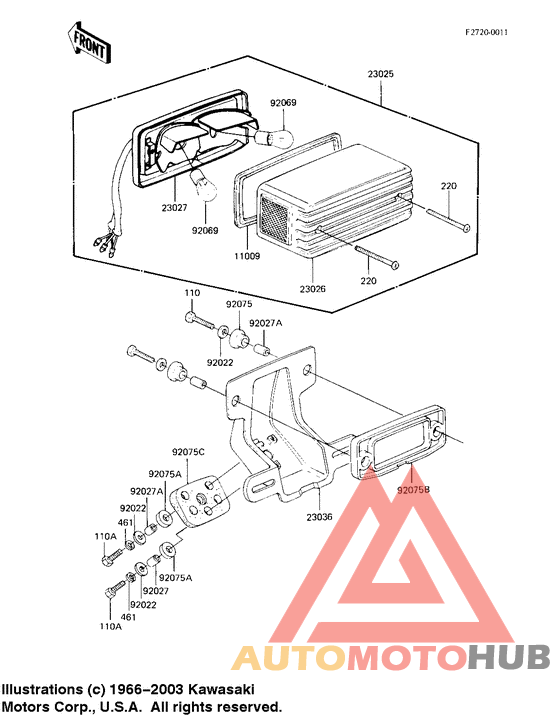 Taillight unit ass`y