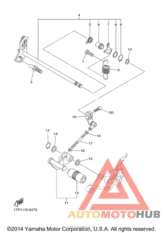 Вал переключения