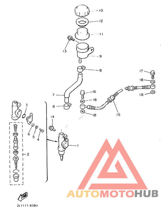 Задний торм цилиндр