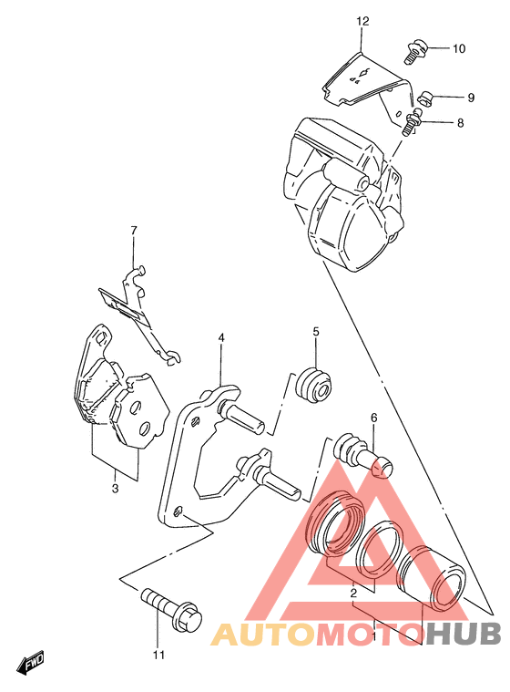 Передний суппорт
