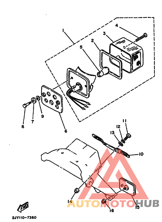 Taillight unit ass`y