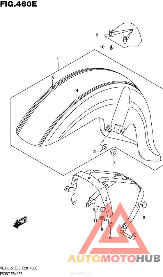 Front Fender (Vl800Tl5 E33)