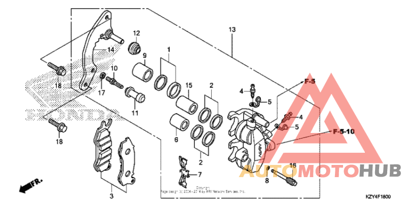 Передний суппорт