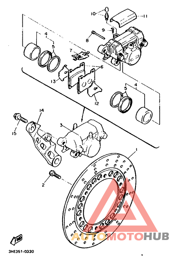 Задний суппорт