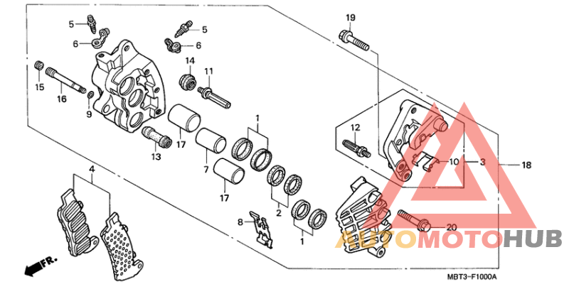 Передний суппорт