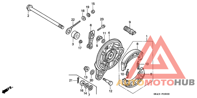 Задний тормоз