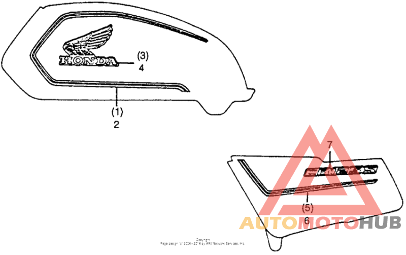 Stripe + emblem (84)
