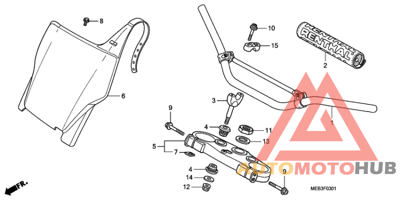 Handle pipe/top bridge