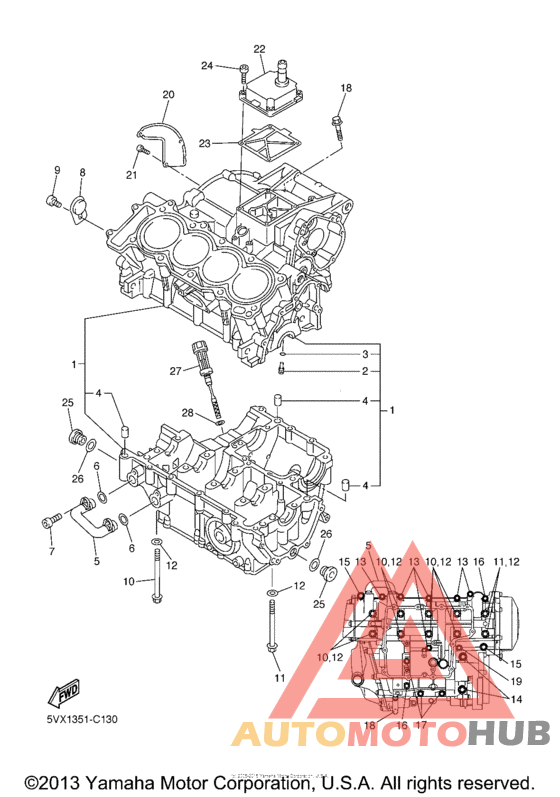 Картер двигателя