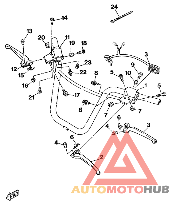 Handle switch. lever
