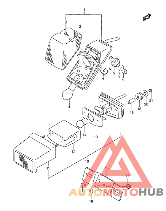 Задний фонарь