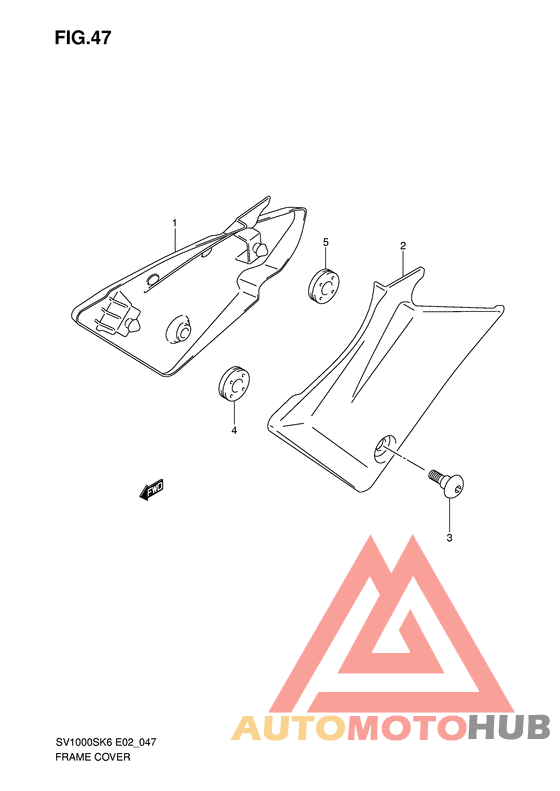 Обтекатель задний