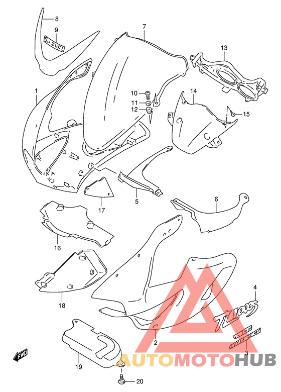 Cowling body