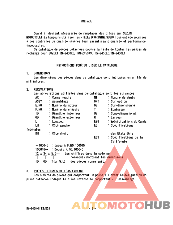 Catalog preface