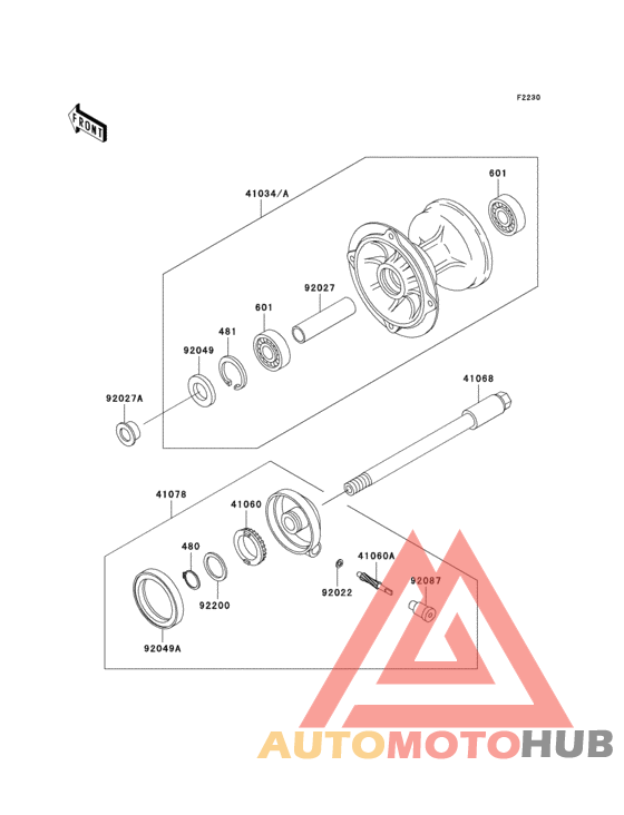 Переднее колесо
