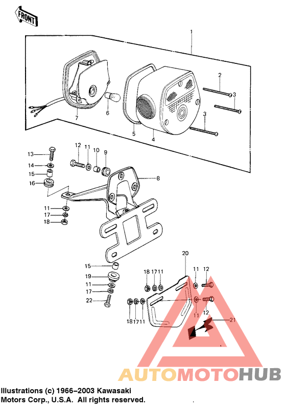 Taillight unit ass`y
