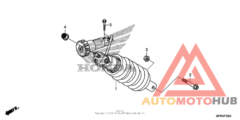Rear shock absorber (2)