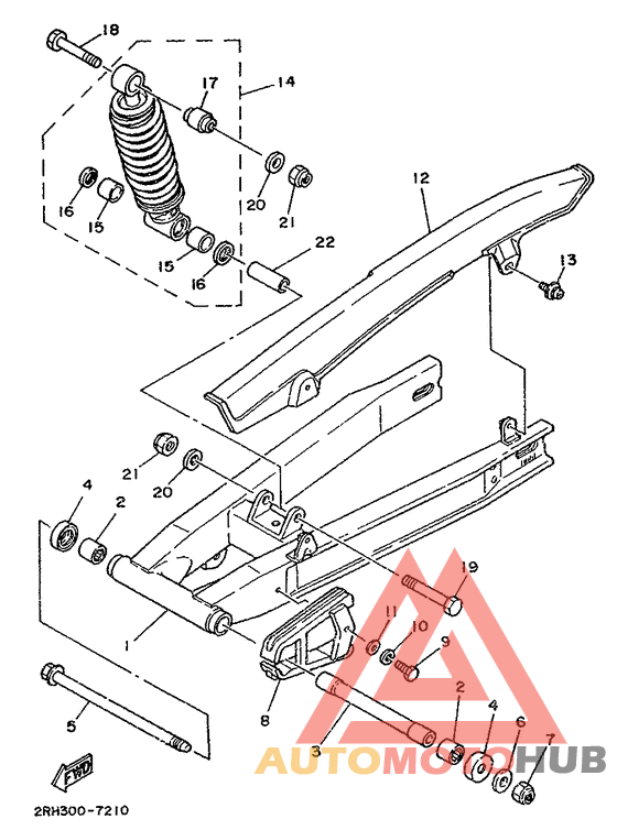 Rear arm. suspension