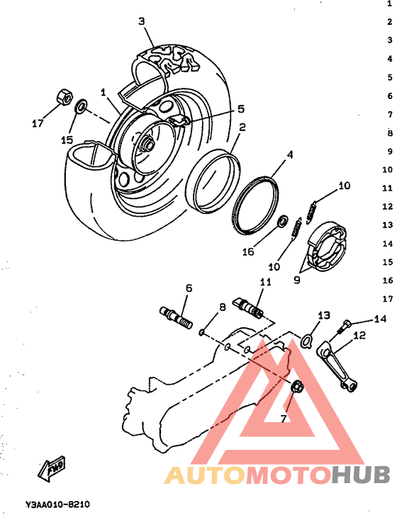 Переднее колесо