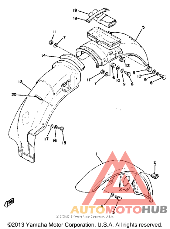 Front fender - rear fender