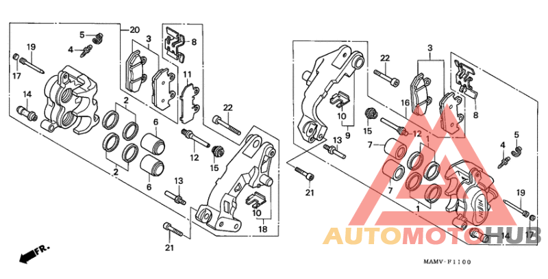 Передний суппорт