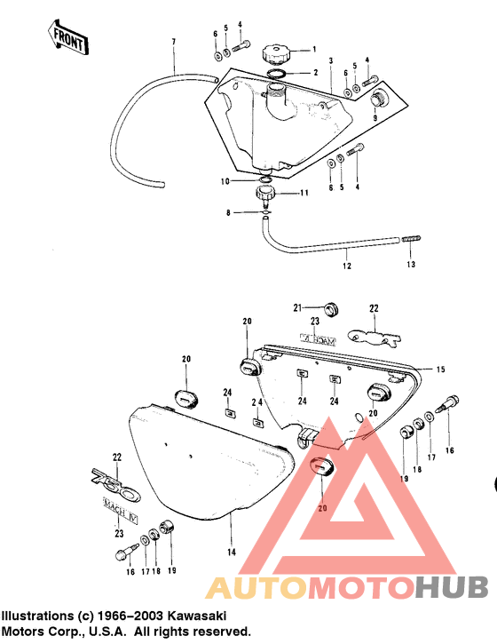 Side covers/oil tank
