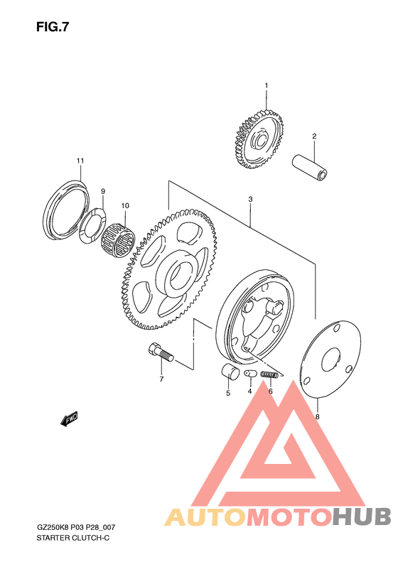 Муфта стартера