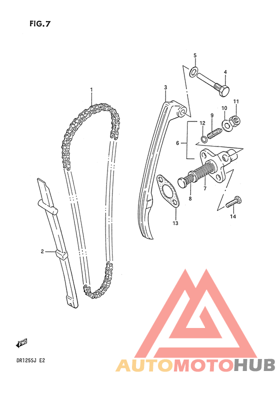 Держатель направляющей