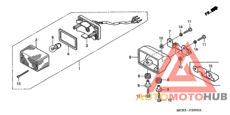 Taillight unit ass`y