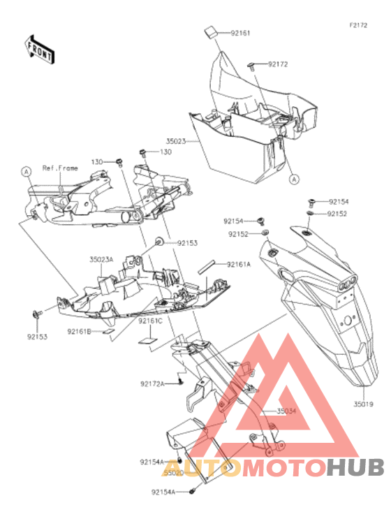 Задний бампер