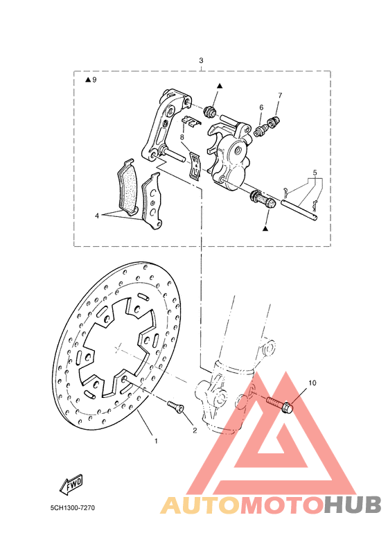 Передний тормоз