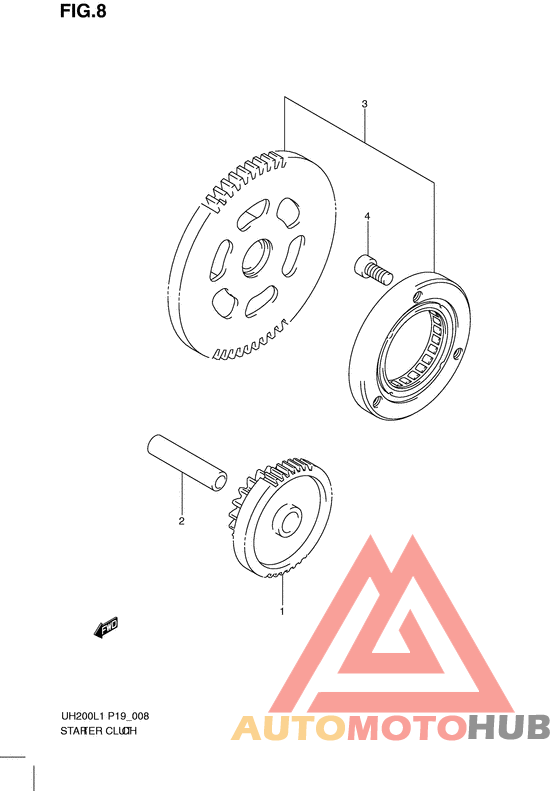 Муфта стартера