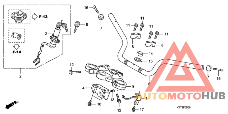 Handle pipe/top bridge