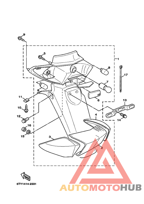 Taillight unit ass`y